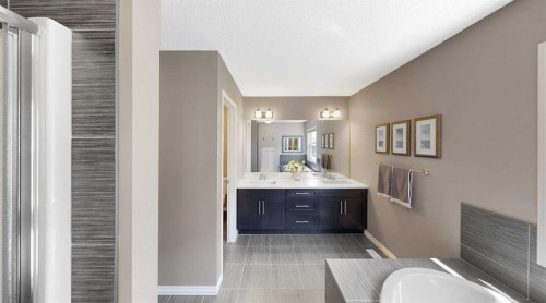 220 Copperpond Green Se, Calgary, AB - Indoor Photo Showing Bathroom