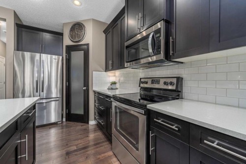 220 Copperpond Green Se, Calgary, AB - Indoor Photo Showing Kitchen With Upgraded Kitchen