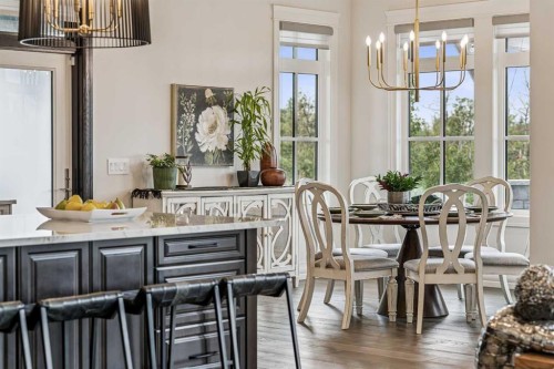 19 Mckendrick Point, Rural Rocky View County, AB - Indoor Photo Showing Dining Room