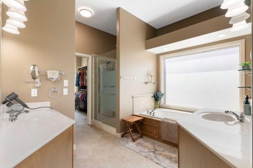 112 Gleneagles View, Cochrane, AB - Indoor Photo Showing Bathroom