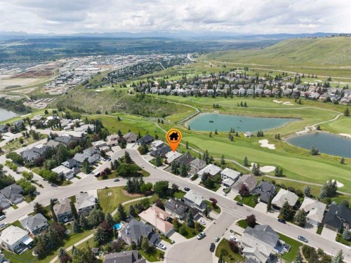 112 Gleneagles View, Cochrane, AB - Outdoor With Body Of Water With View