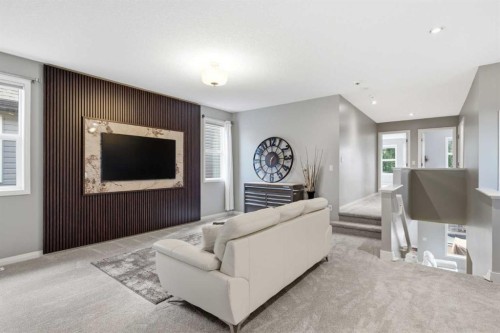 117 Auburn Glen Drive Se, Calgary, AB - Indoor Photo Showing Living Room