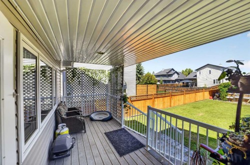 759 Stonehaven Drive, Carstairs, AB - Outdoor With Deck Patio Veranda With Exterior