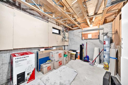 3728 Cedarille Drive Sw, Calgary, AB - Indoor Photo Showing Basement