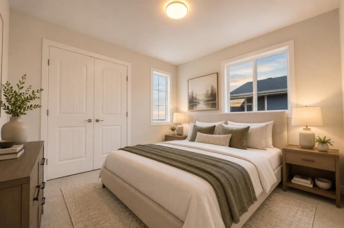 124 Waterford Way, Chestermere, AB - Indoor Photo Showing Bedroom
