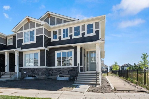 416 Sora Boulevard Se, Calgary, AB - Outdoor With Deck Patio Veranda With Facade