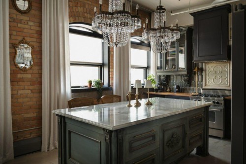 603-240 11 Avenue Sw, Calgary, AB - Indoor Photo Showing Kitchen With Upgraded Kitchen