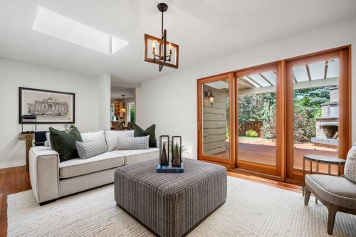120 Lake Placid Road Se, Calgary, AB - Indoor Photo Showing Living Room