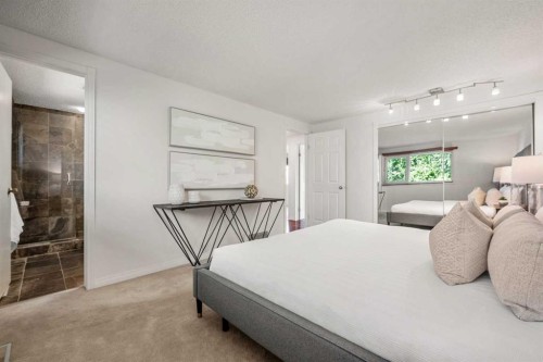 120 Lake Placid Road Se, Calgary, AB - Indoor Photo Showing Bedroom