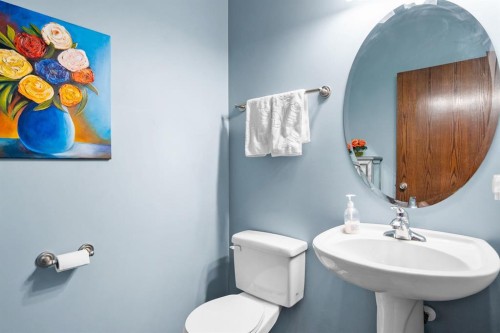 41 Stromsay Gate, Carstairs, AB - Indoor Photo Showing Bathroom