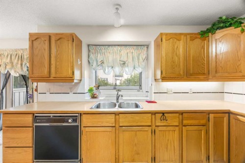 107 Hampshire Close Nw, Calgary, AB - Indoor Photo Showing Kitchen With Double Sink