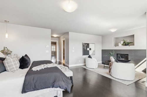 1711 27 Street Sw, Calgary, AB - Indoor Photo Showing Other Room With Fireplace