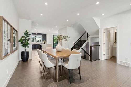 1711 27 Street Sw, Calgary, AB - Indoor Photo Showing Dining Room