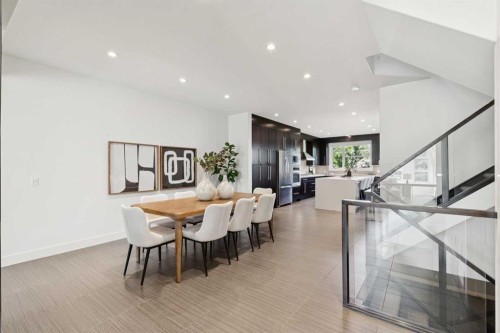 1711 27 Street Sw, Calgary, AB - Indoor Photo Showing Dining Room