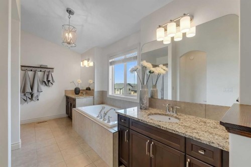 83 Ravenscroft Close Se, Airdrie, AB - Indoor Photo Showing Bathroom