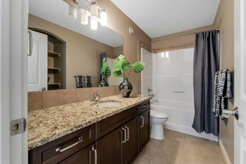 83 Ravenscroft Close Se, Airdrie, AB - Indoor Photo Showing Bathroom