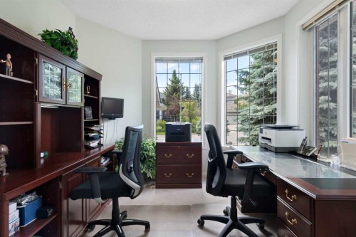 1649 Evergreen Hill Sw, Calgary, AB - Indoor Photo Showing Office