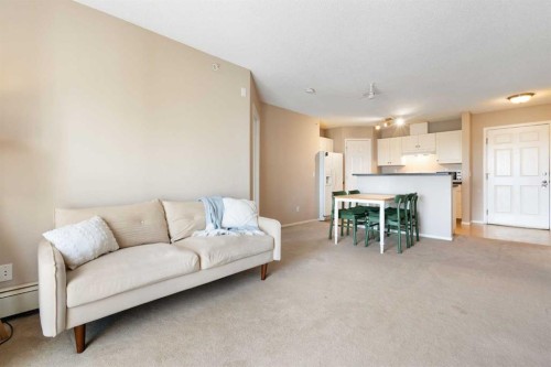 409-290 Shawville Way Se, Calgary, AB - Indoor Photo Showing Living Room