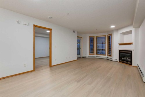 244-8535 Bonaventure Drive Se, Calgary, AB - Indoor With Fireplace