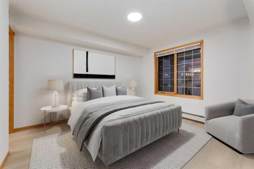 244-8535 Bonaventure Drive Se, Calgary, AB - Indoor Photo Showing Bedroom
