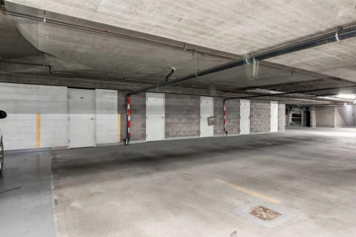 244-8535 Bonaventure Drive Se, Calgary, AB - Indoor Photo Showing Garage