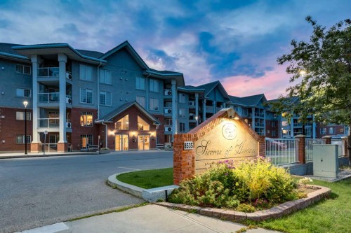 244-8535 Bonaventure Drive Se, Calgary, AB - Outdoor With Balcony With Facade