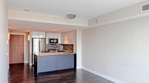 1207-510 6 Avenue Se, Calgary, AB - Indoor Photo Showing Kitchen