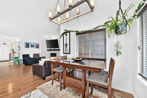 16 Sunrise Crescent, Cochrane, AB - Indoor With Fireplace