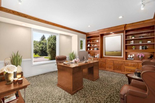 33 Ridge Pointe Drive, Heritage Pointe, AB - Indoor Photo Showing Office