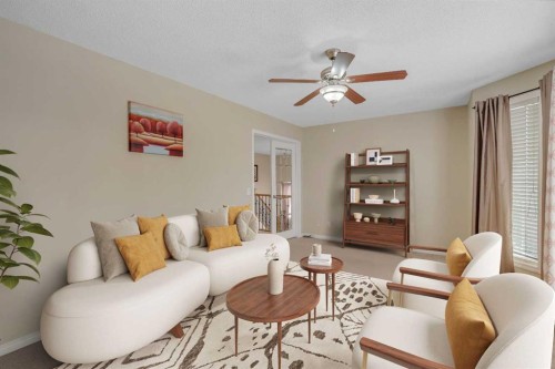 105 West Creek Pond, Chestermere, AB - Indoor Photo Showing Living Room