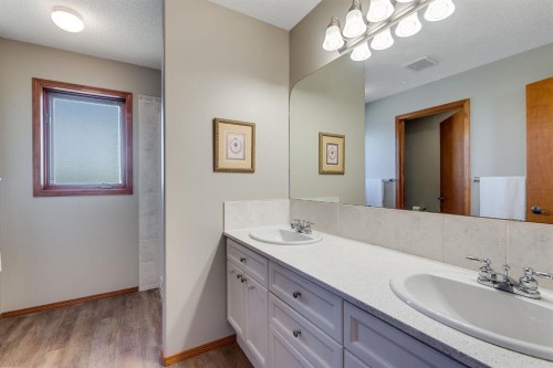 412 Harrison Court, Crossfield, AB - Indoor Photo Showing Bathroom