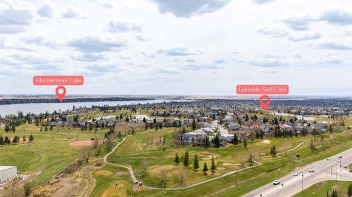 140 West Creek Circle, Chestermere, AB - Outdoor With Body Of Water With View
