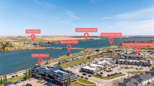 140 West Creek Circle, Chestermere, AB - Outdoor With Body Of Water With View