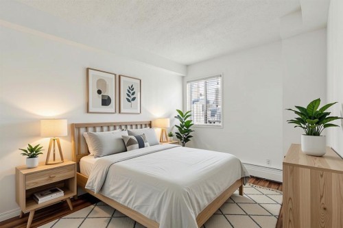 711-111 14 Avenue Se, Calgary, AB - Indoor Photo Showing Bedroom