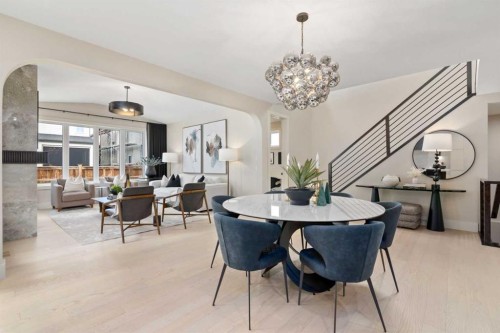 364 Greenwich Drive Nw, Calgary, AB - Indoor Photo Showing Dining Room