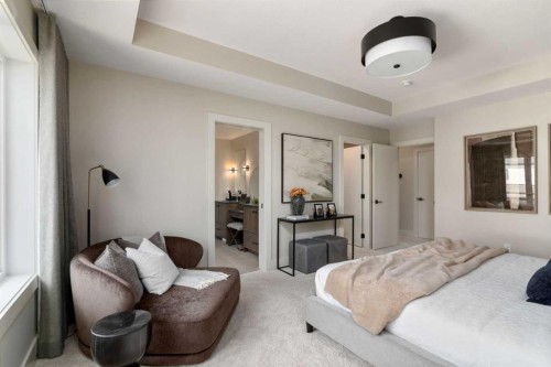 364 Greenwich Drive Nw, Calgary, AB - Indoor Photo Showing Bedroom