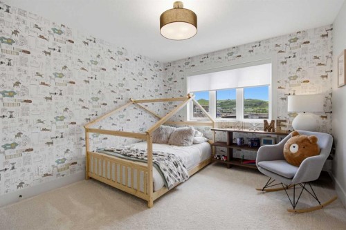 364 Greenwich Drive Nw, Calgary, AB - Indoor Photo Showing Bedroom
