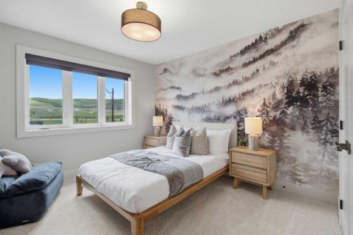 364 Greenwich Drive Nw, Calgary, AB - Indoor Photo Showing Bedroom