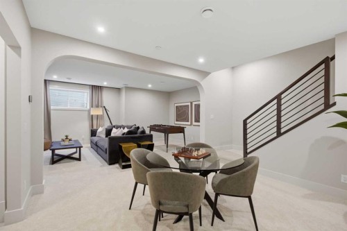 364 Greenwich Drive Nw, Calgary, AB - Indoor Photo Showing Dining Room