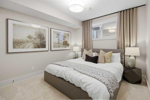 364 Greenwich Drive Nw, Calgary, AB - Indoor Photo Showing Bedroom
