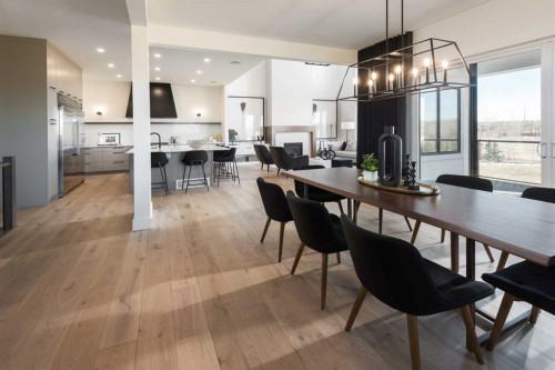116 Greenwich Heath Nw, Calgary, AB - Indoor Photo Showing Dining Room