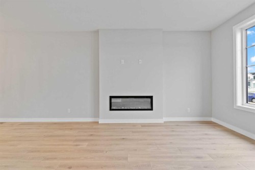 343 Belvedere Drive Se, Calgary, AB - Indoor With Fireplace