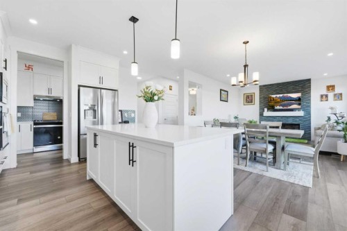 109 Homestead Crescent Ne, Calgary, AB - Indoor Photo Showing Kitchen With Upgraded Kitchen