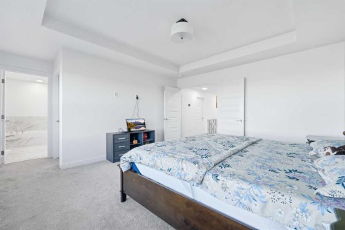 109 Homestead Crescent Ne, Calgary, AB - Indoor Photo Showing Bedroom