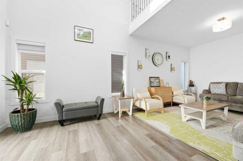 109 Homestead Crescent Ne, Calgary, AB - Indoor Photo Showing Living Room
