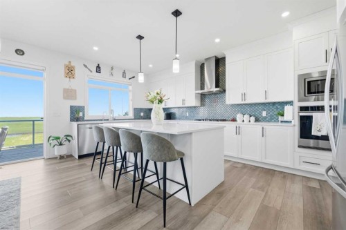 109 Homestead Crescent Ne, Calgary, AB - Indoor Photo Showing Kitchen With Upgraded Kitchen