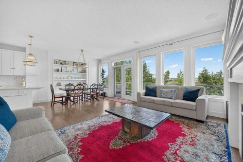 232 Copperpond Circle Se, Calgary, AB - Indoor Photo Showing Living Room