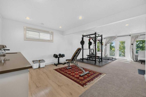 232 Copperpond Circle Se, Calgary, AB - Indoor Photo Showing Gym Room