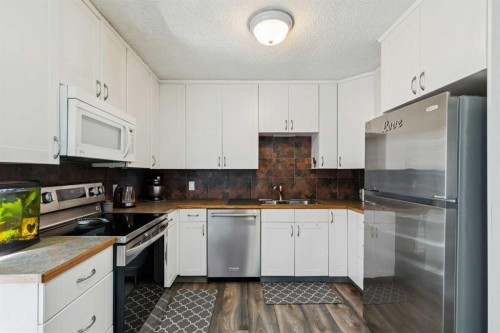 113-107 Elm Place, Okotoks, AB - Indoor Photo Showing Kitchen With Stainless Steel Kitchen With Double Sink