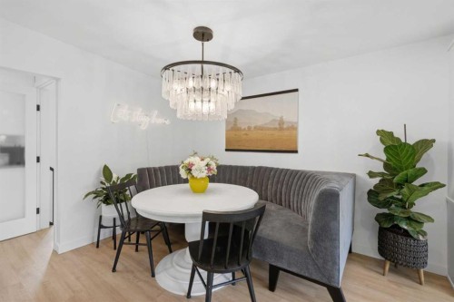 3720 58 Avenue Sw, Calgary, AB - Indoor Photo Showing Dining Room